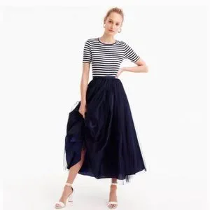 Crew Skirts Jcrew Womens Tulle Midi Skirt Size Likenew